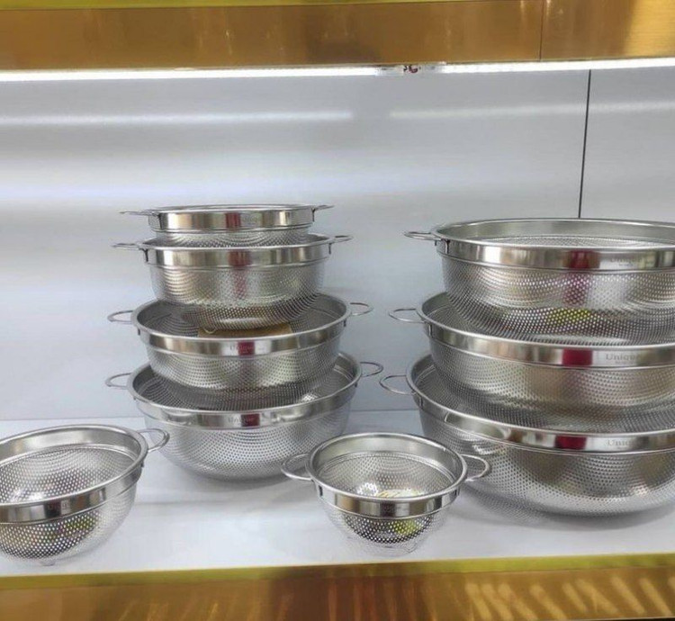 آبکش 9 پارچه لبه دار ضخیم