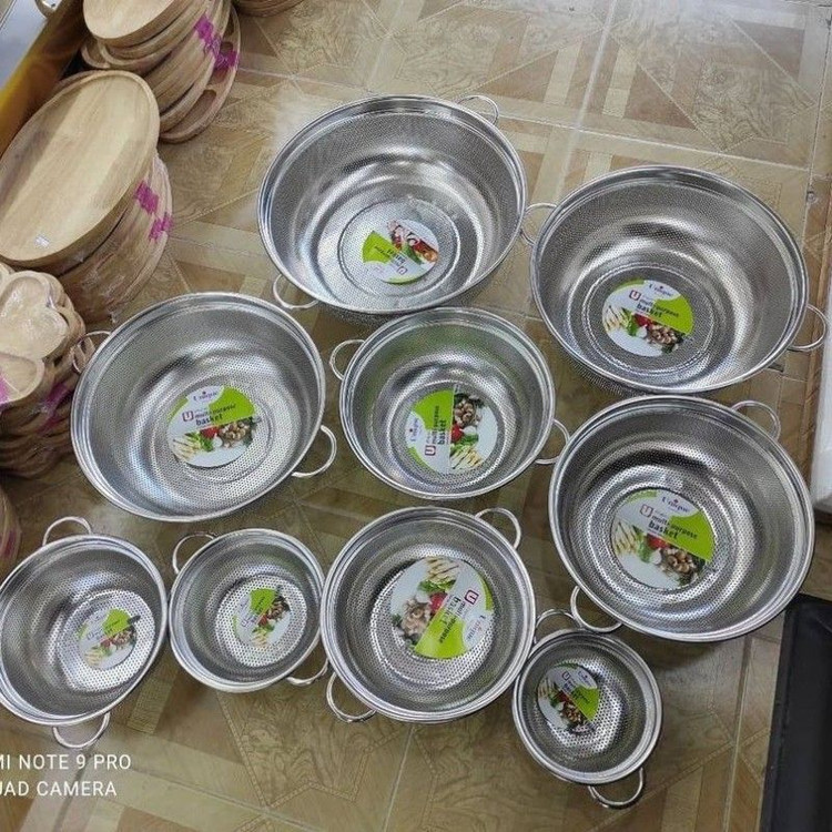 آبکش 9 پارچه لبه دار ضخیم