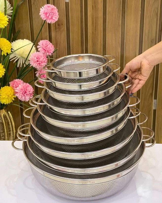 آبکش 9 پارچه لبه دار ضخیم