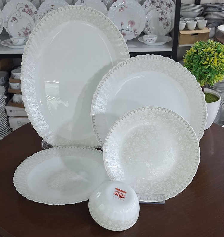 سرویس آرکوپال 25 پارچه دینو مدل خاکستری 603