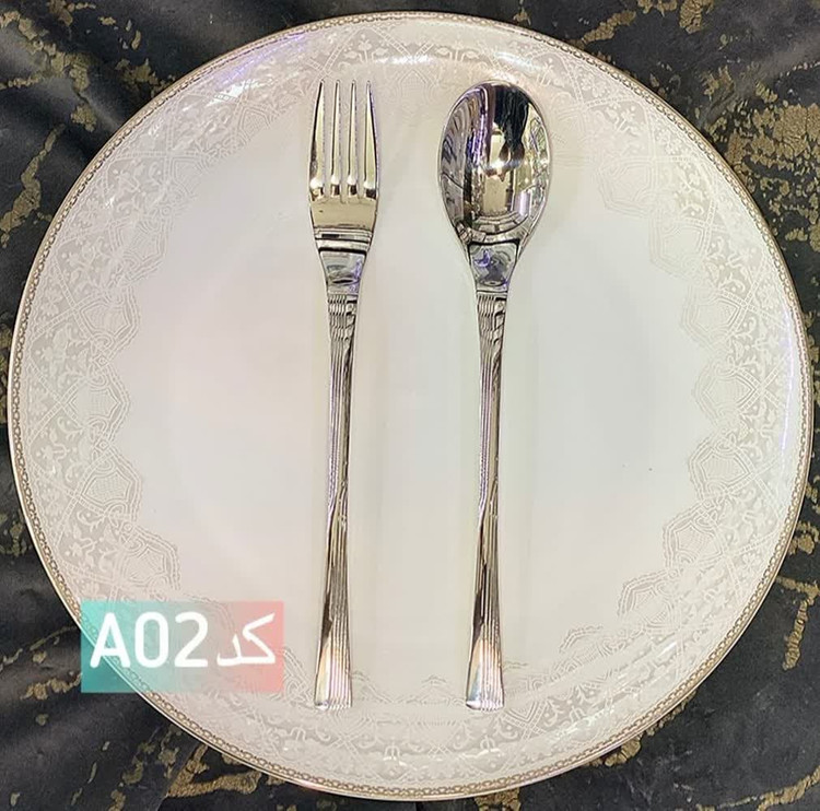 سرویس قاشق چنگال یونیک 30 نفره ۱۵۶ پارچه استیل نگیر ضخیم