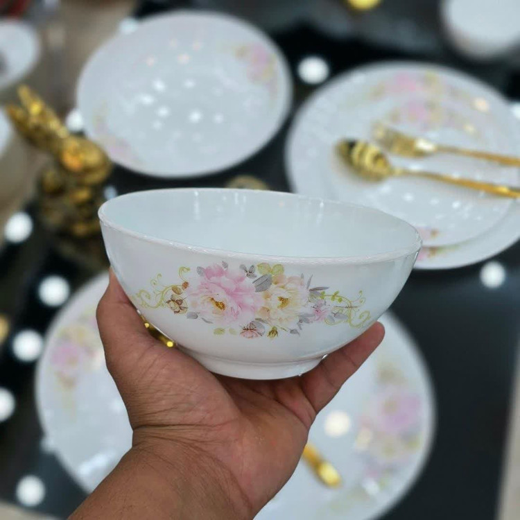 سرویس غذا خوری طرح سولماز صورتی