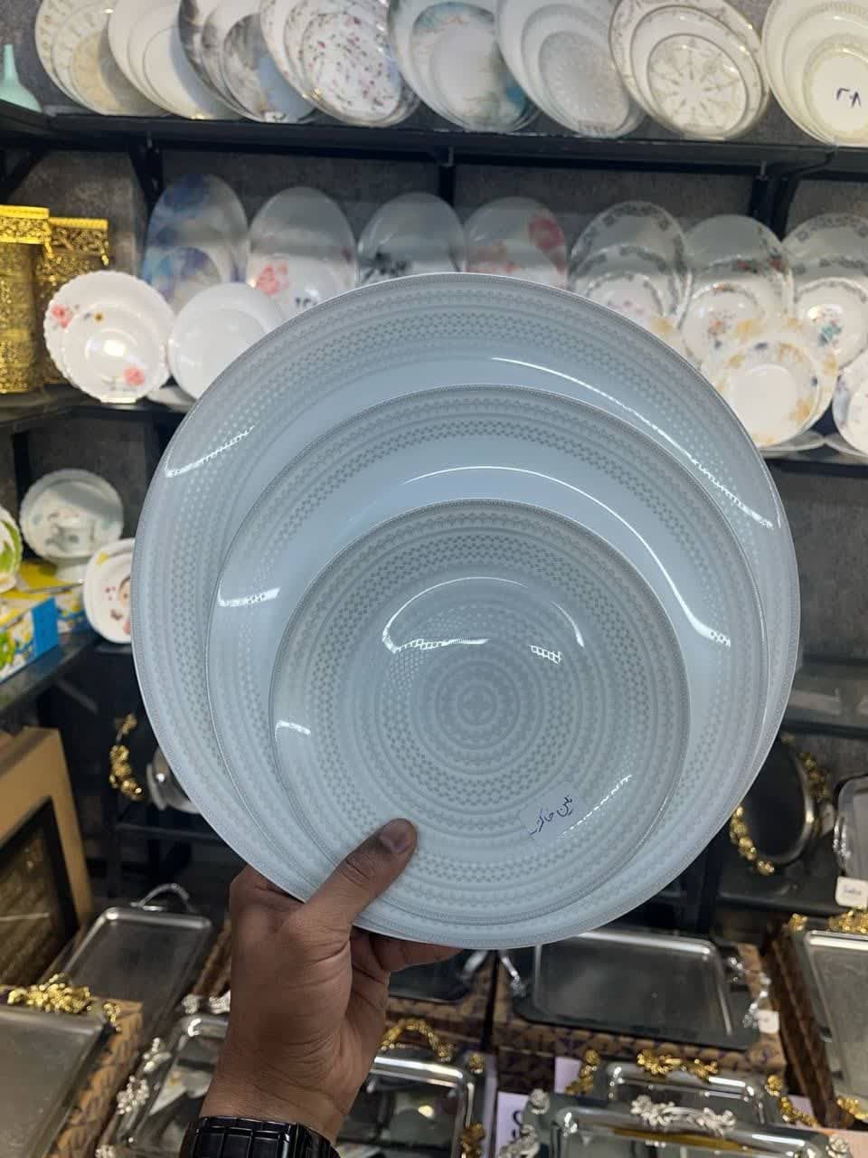 سرویس غذاخوری 6 نفره آرکوپال مقصود مدل نلین خاکستری دینو