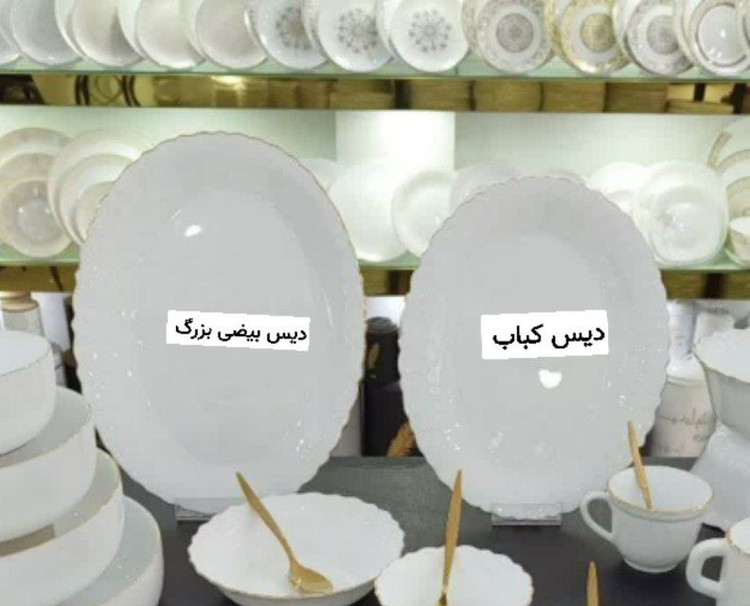 آرکوپال فله لب طلا انواع دیس ها