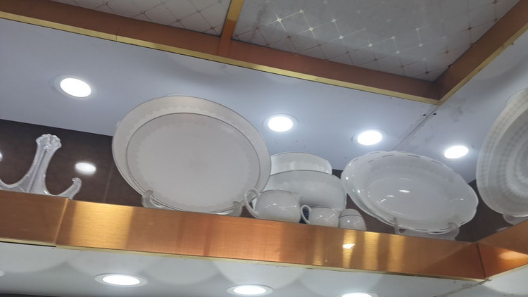سرویس آرکوپال 42 پارچه مقصود طرح چینی سوژا خاکستری