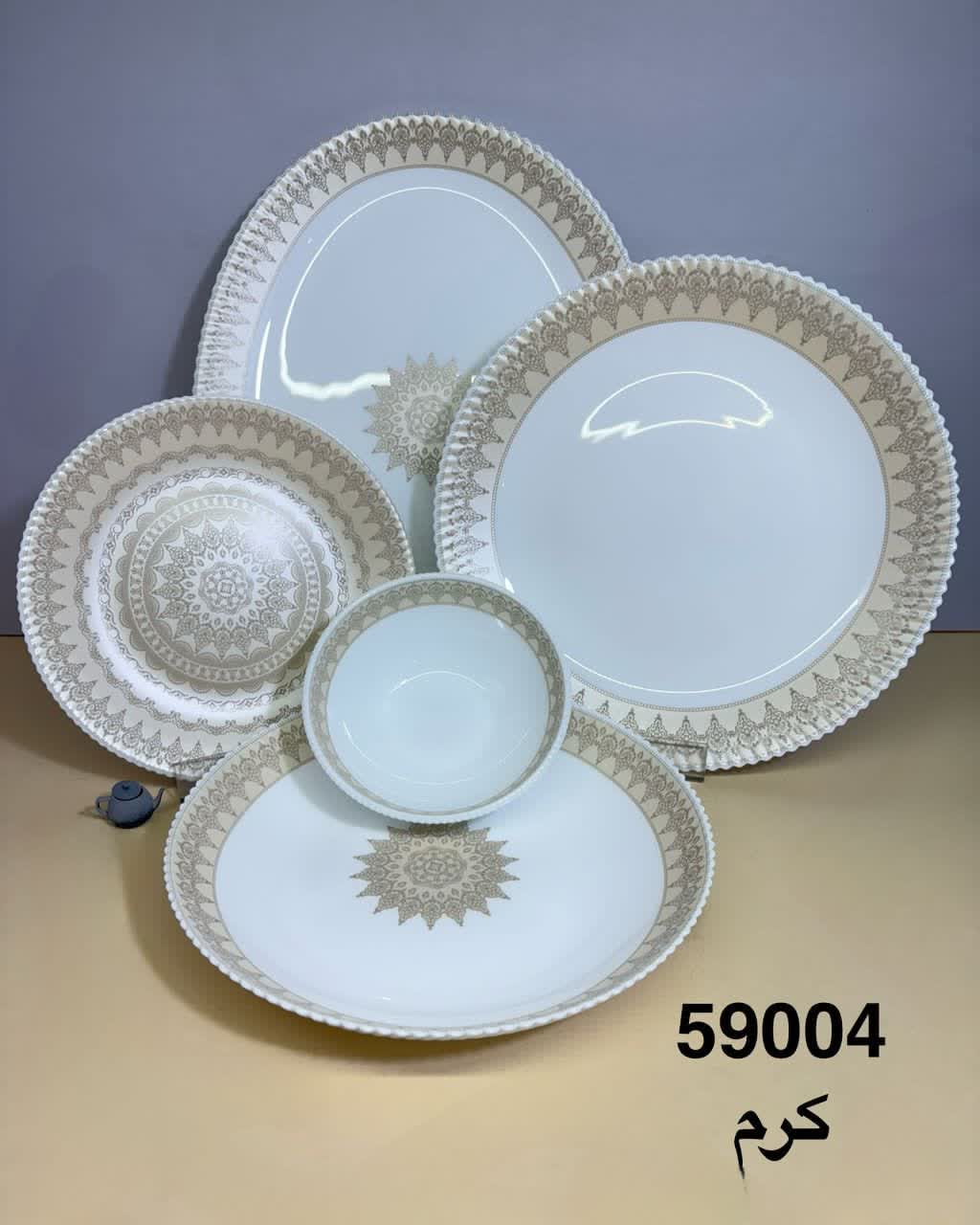 سرویس غذا خوری 25 پارچه طرح چینی کد 59004