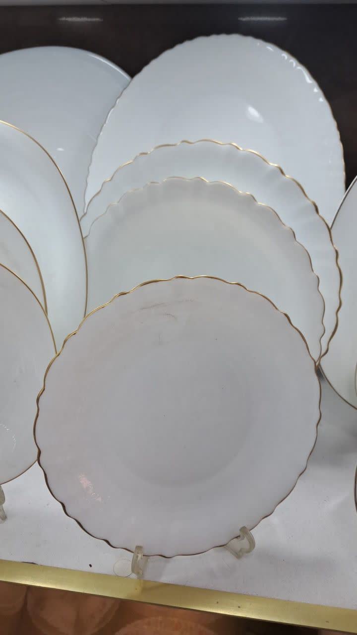 سرویس آرکوپال 25 پارچه لب طلا  کنگره گلدن اوپال