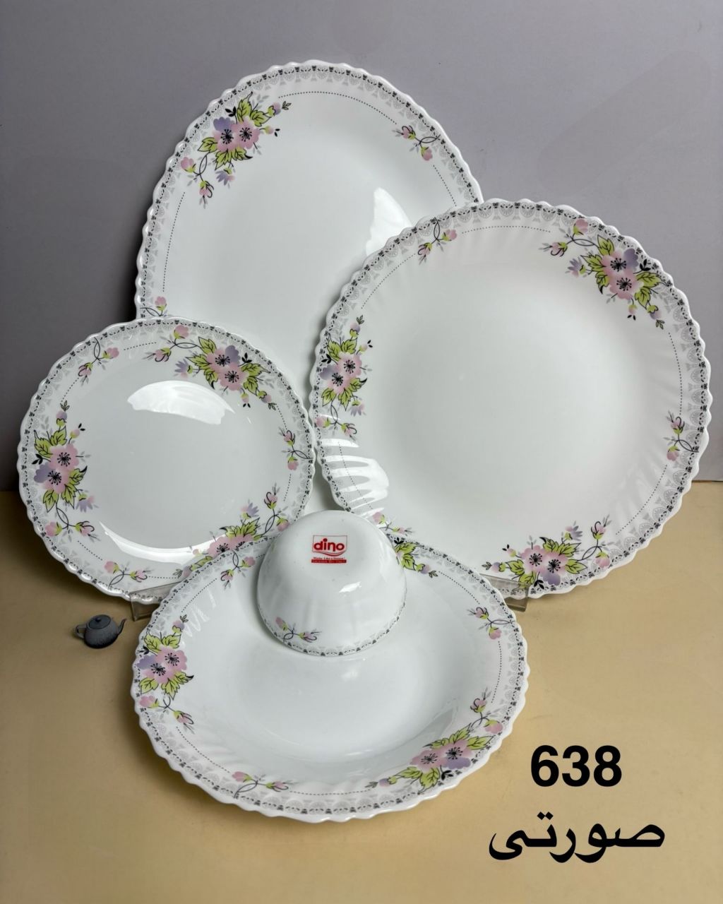 سرویس غذاخوری 6 نفره دینو مقصود بالی سرمه ای