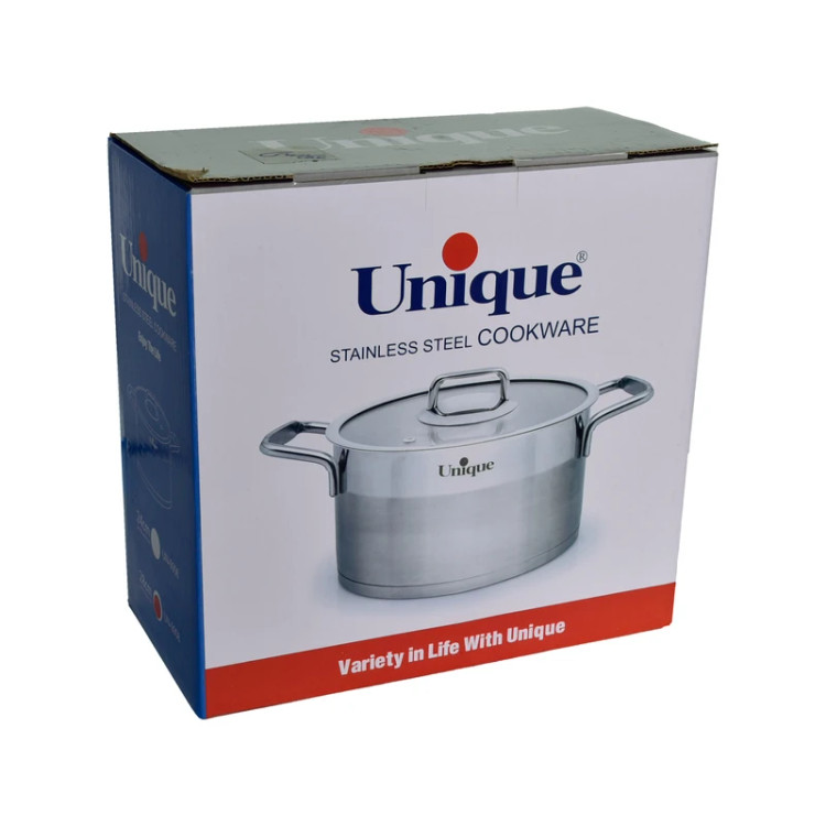 قابلمه استیل سایز 24 یونیک کد UN-9906 (فلت)
