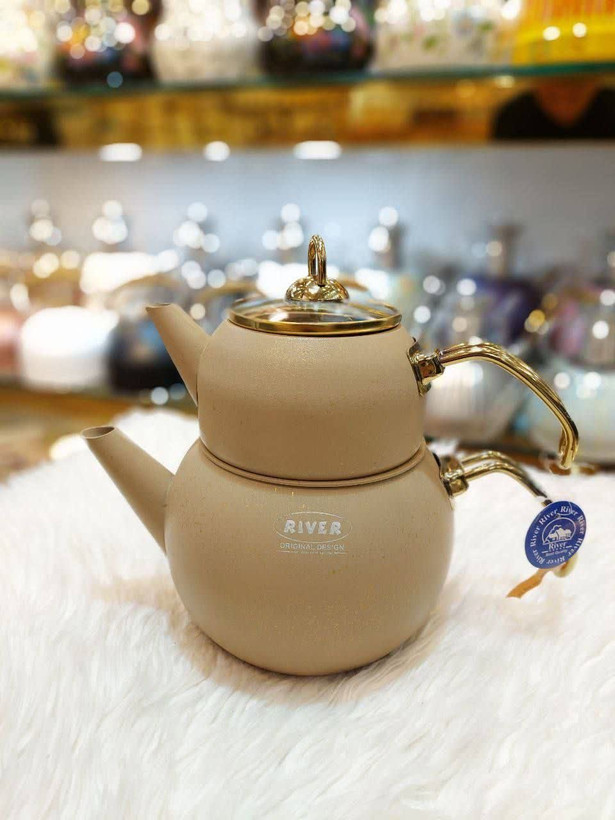 📌کتری قوریهای رنگی لوله ای برند ریور