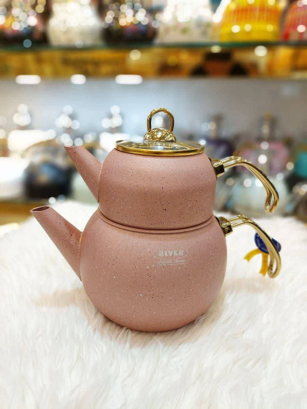 📌کتری قوریهای رنگی لوله ای برند ریور