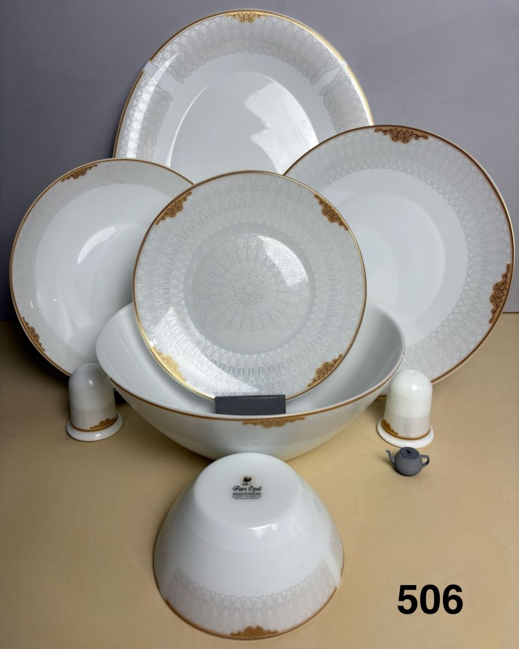 سرویس غذاخوری 28 پارچه ی پارس اوپال کد 506