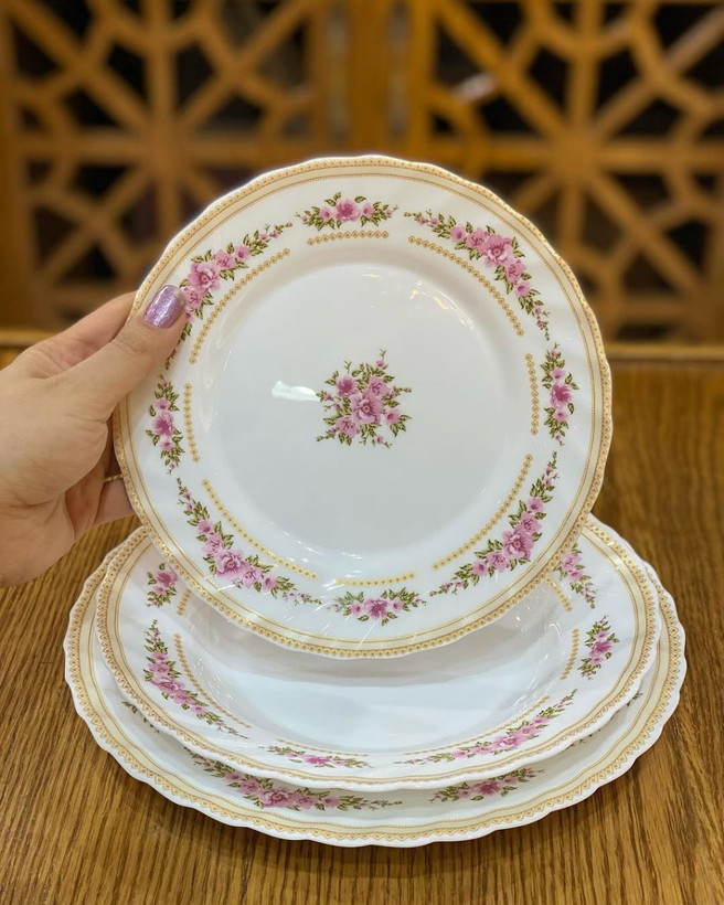 سرویس غذاخوری 28 پارچه ی پارس اوپال کد ۶۱۲