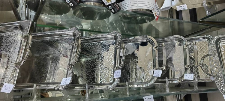 سینی دوقلو تمام استیل خارجی یونیک