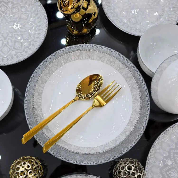 سرویس غذا خوری 26 پارچه طرح چینی ژینا طوسی