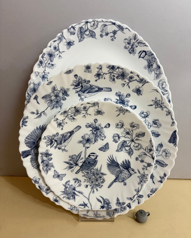 سرویس غذا خوری 25 پارچه طرح گنجشک