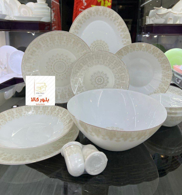سرویس غذاخوری 28 پارچه ی پارس اوپال کد ۵۶۷