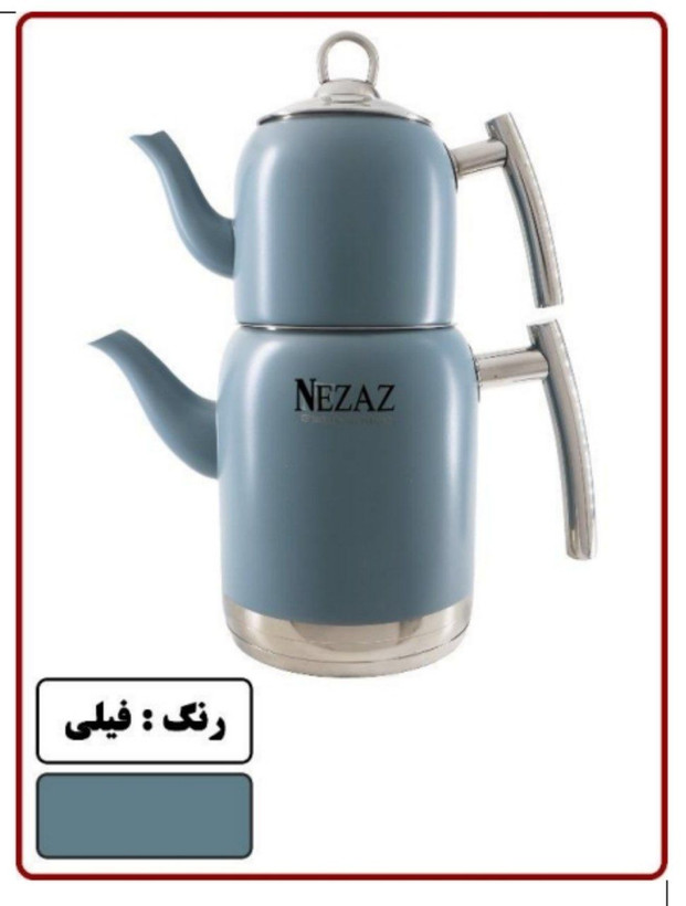 کتری قوری های رنگی نزاز طرح ترک