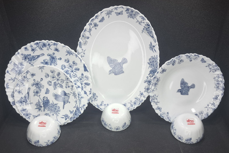 سرویس غذا خوری 25 پارچه طرح گنجشک