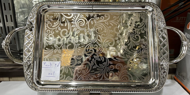 سینی دوقلو تمام استیل خارجی یونیک