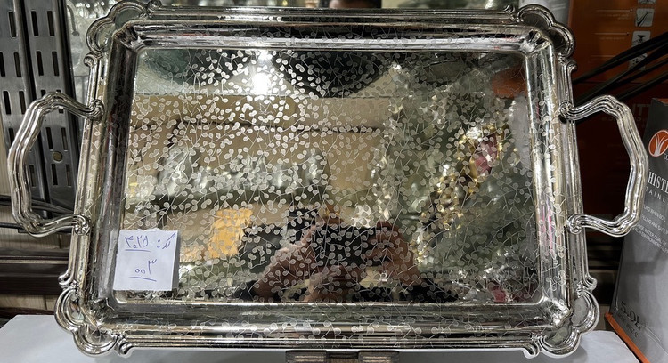 سینی دوقلو تمام استیل خارجی یونیک