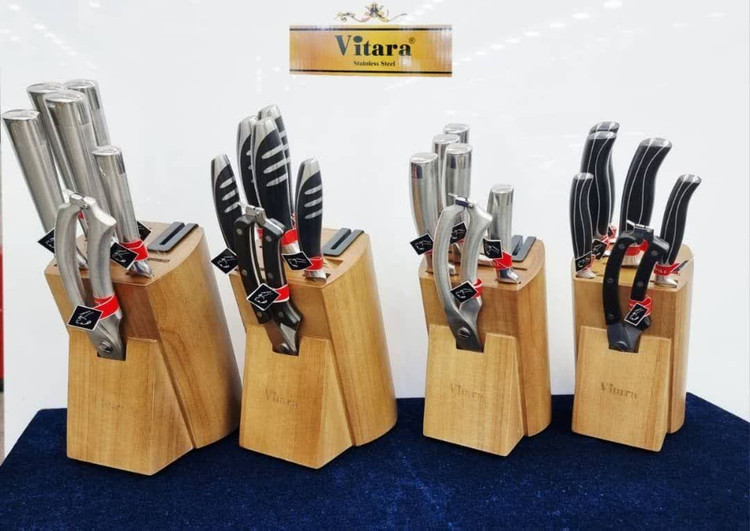 کارد و ساطور ویتارا پایه چوب