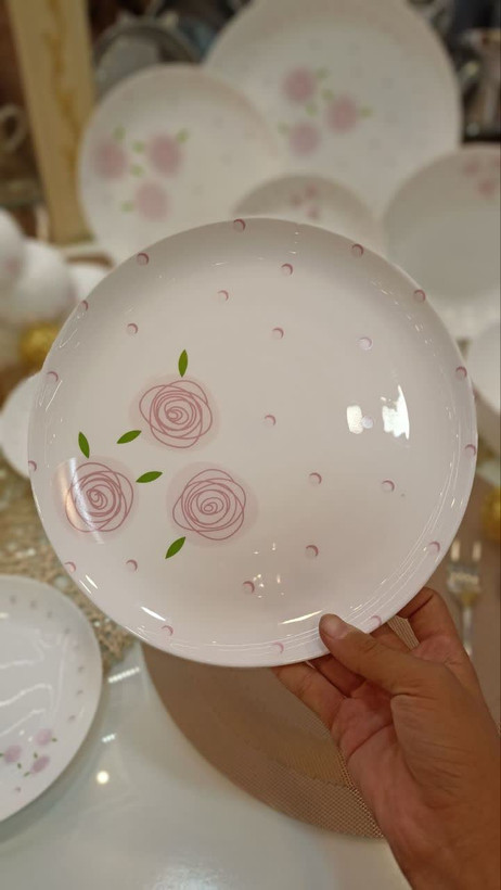 سرویس غذا خوری 2۶ پارچه بهار صورتی