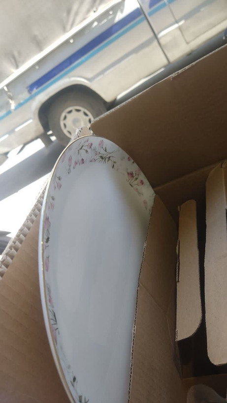 سرویس آرکوپال گل صورتی عروس پارس اوپال ۲۸ پارچه
