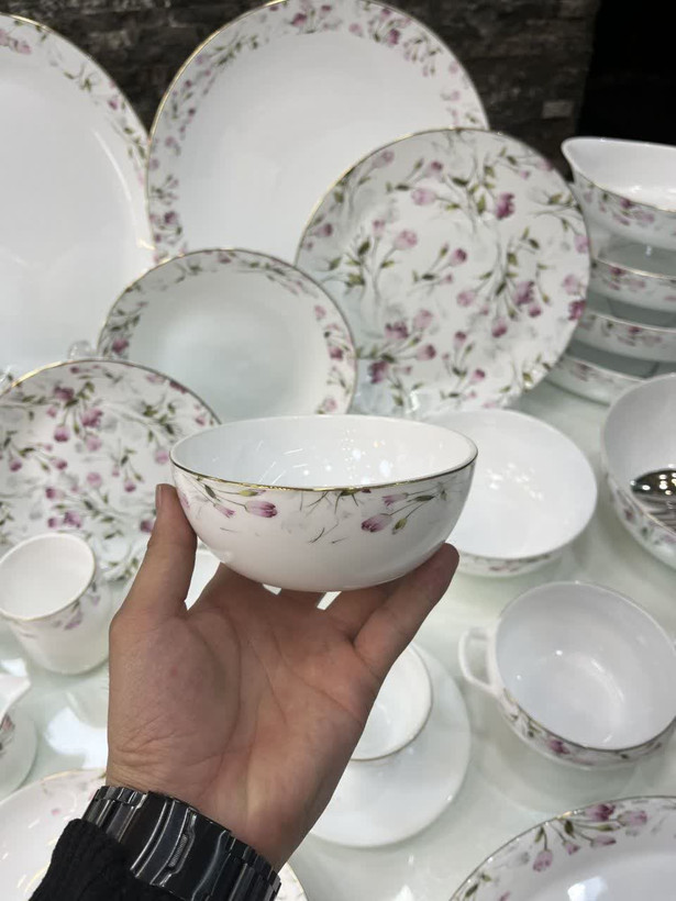سرویس غذا خوری ۲۶ پارچه گل رویسا استراکچر