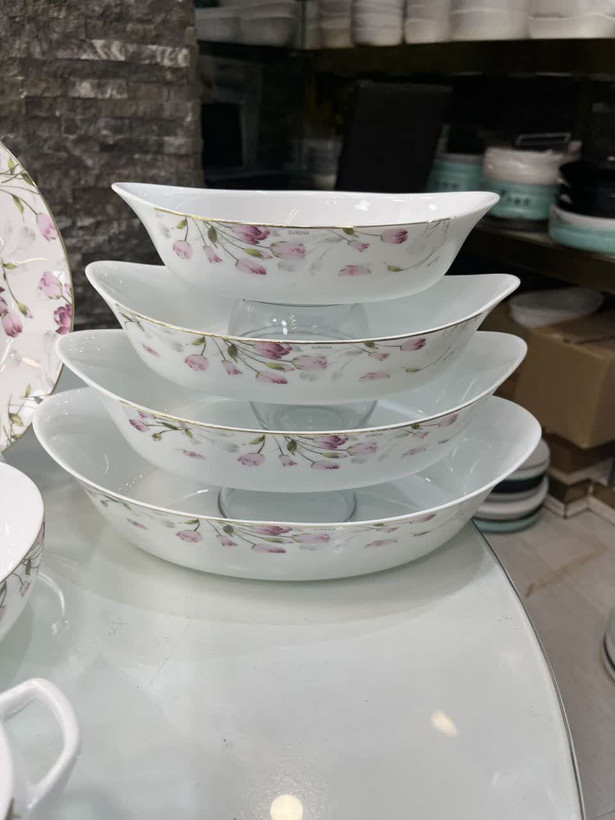 سرویس غذا خوری ۲۶ پارچه گل رویسا استراکچر