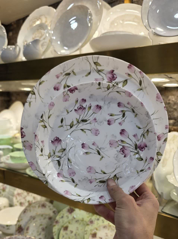 سرویس غذا خوری ۲۶ پارچه گل رویسا استراکچر