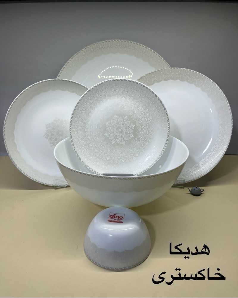 سرویس غذاخوری 6 نفره آرکوپال مقصود هدیکا خاکستری  دینو