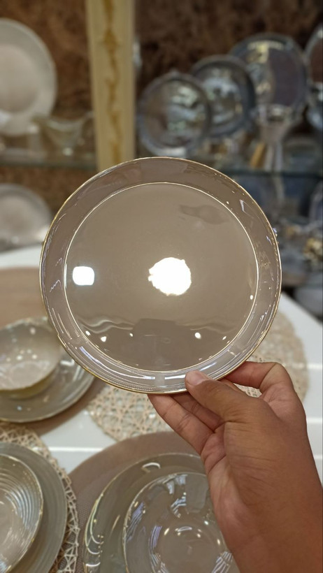 سرویس غذا خوری ۲۶ پارچه استراکچر شامپاین گلدن اپال
