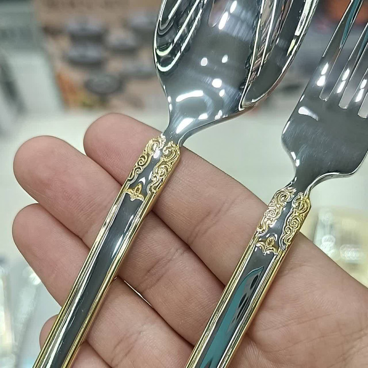 سرویس قاشق و چنگال ۱۸۷ پارچه ۳۶ نفره لوکس برند فلیکس
