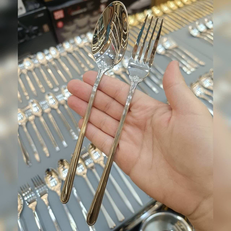 سرویس قاشق و چنگال ۱۸۷ پارچه ۳۶ نفره لوکس برند فلیکس