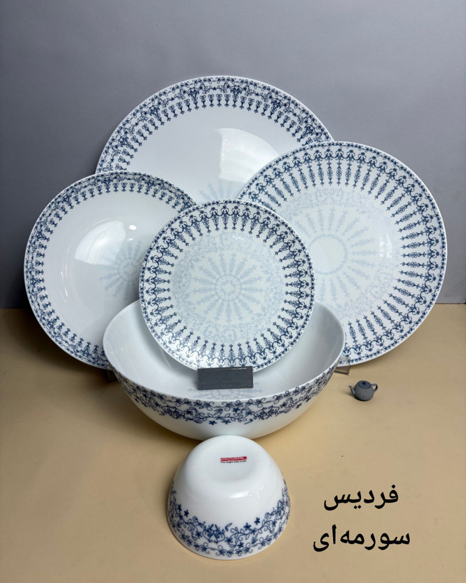 سرویس غذاخوری 6 نفره آرکوپال مقصود فردیس سرمه ای