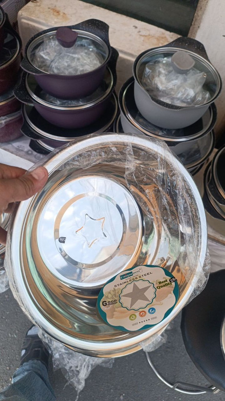 لگن و آبکش کف ستاره ۱۱ پارچه