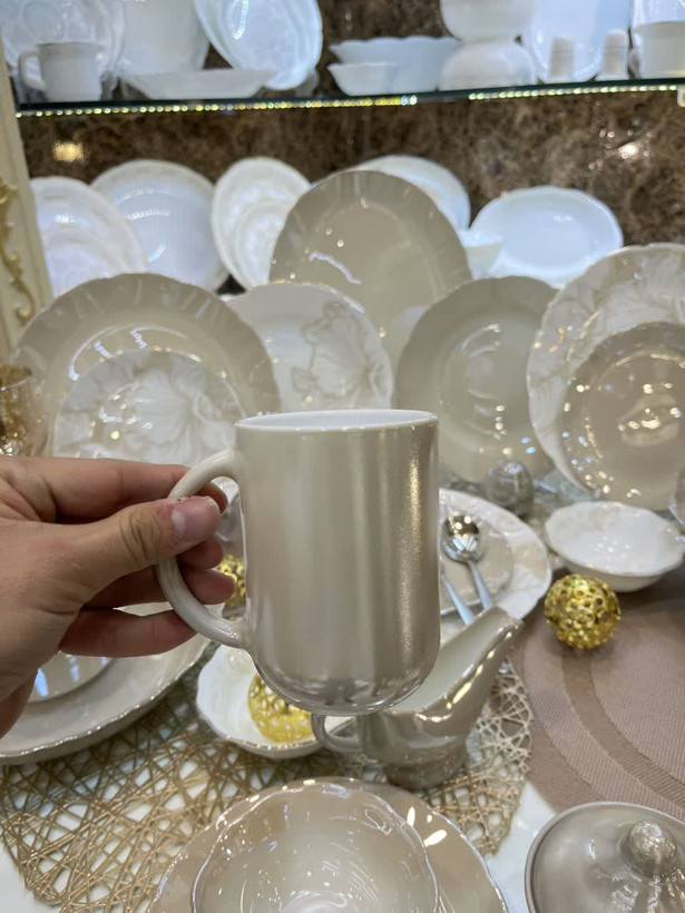 سرویس پذیرایی ۱۲نفره نیلوفری ترکیب گل فلاور با شامپاین ✨️🥰