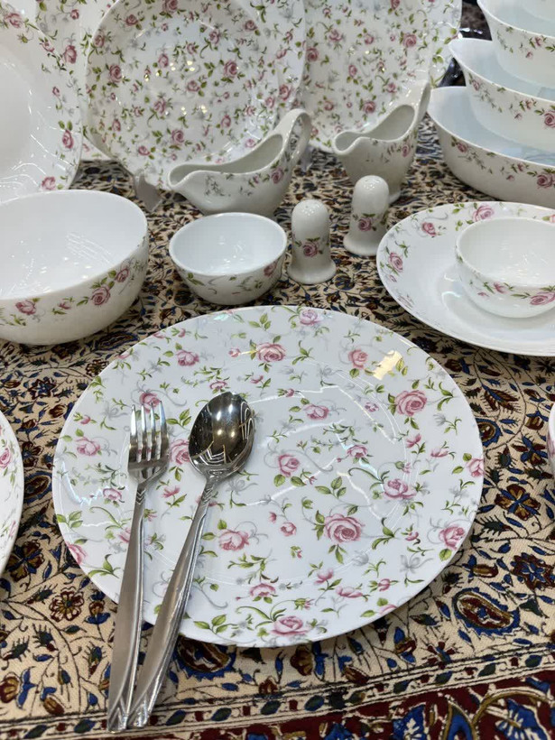 سرویس آرکوپال گل ریز صورتی ۲۶ پارچه