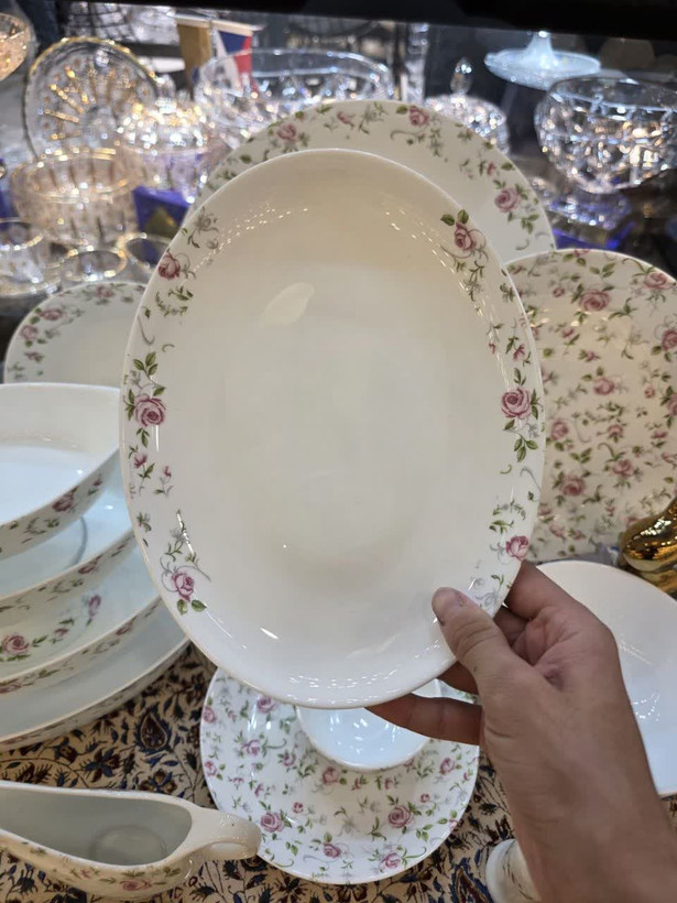 سرویس آرکوپال گل ریز صورتی ۲۶ پارچه