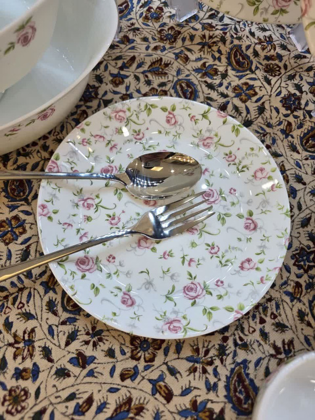 سرویس آرکوپال گل ریز صورتی ۲۶ پارچه
