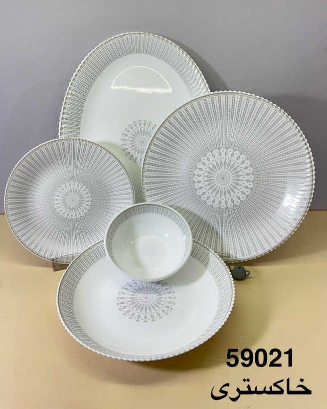 سرویس آرکوپال 25 پارچه دینو کد ۵۹۰۲۱ خاکستری