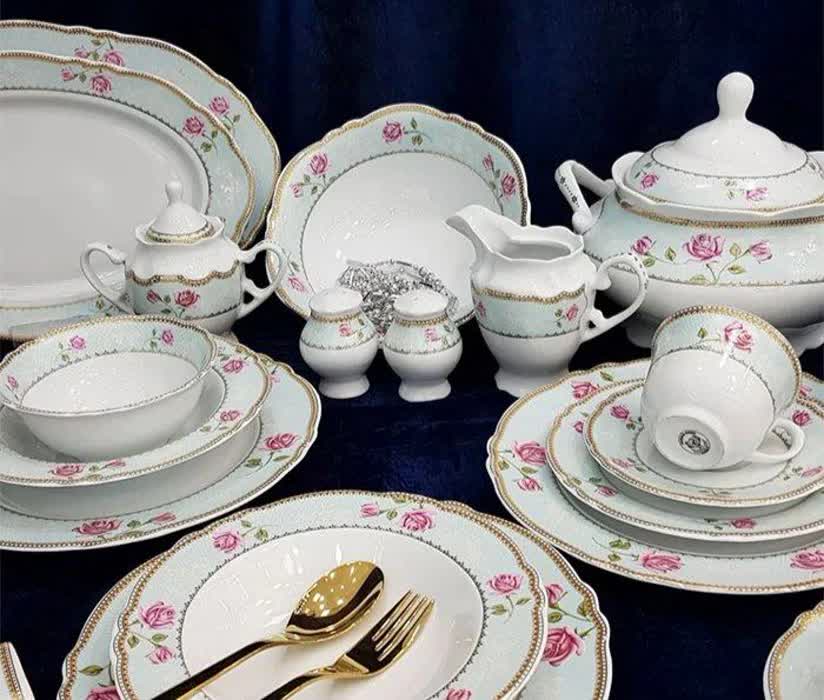 چینی پردیس قالب الگانس ۱۰۲ پارچه طرح سلین