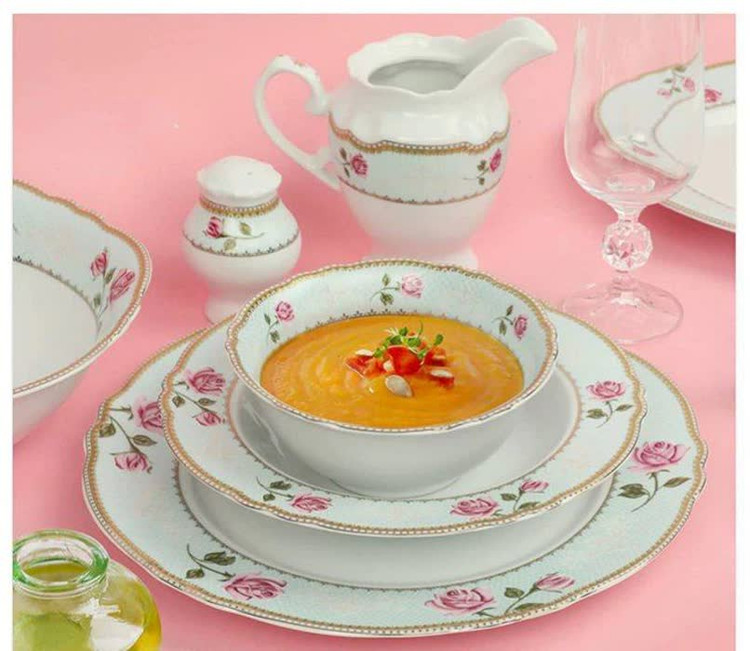 چینی پردیس قالب الگانس ۱۰۲ پارچه طرح سلین