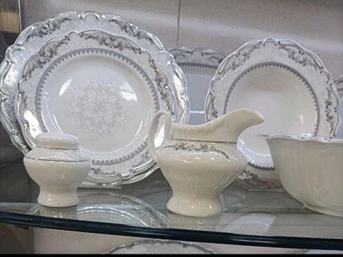 چینی پردیس ۹۸ پارچه ۱۲ نفره بن چاینا طرح نلین پلاتین