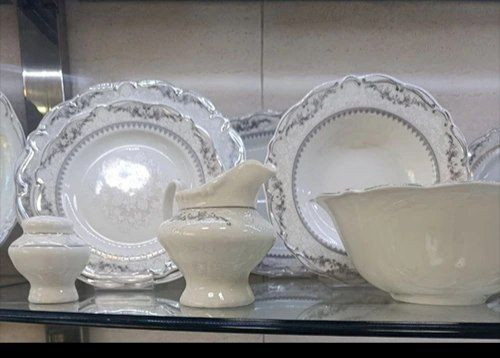 چینی پردیس ۹۸ پارچه ۱۲ نفره بن چاینا طرح نلین پلاتین