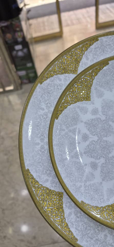 سرویس غذا خوری ۲۶ پارچه قالب گرد مارکو خاکستری دینو